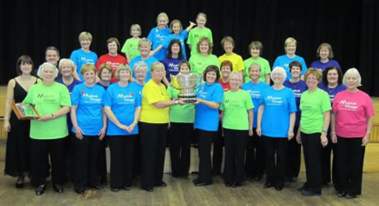 musical village community choir win leicester competitive festival
